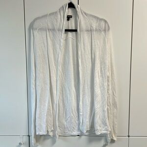 Express White Cardigan Size Medium